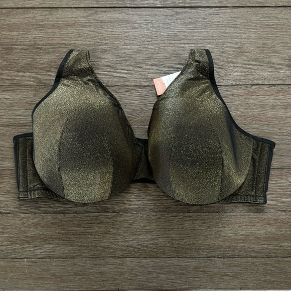 Cacique Glitter Knit Lightly Lined Full Coverage Bra - Picture 1 of 8